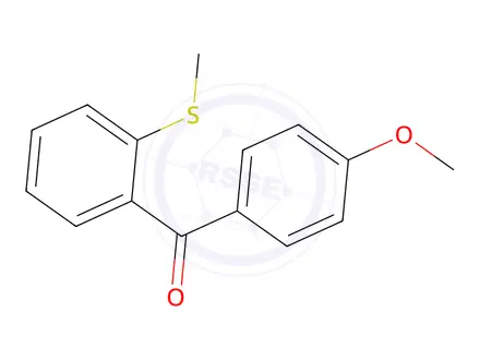 Chemical structure of (4-Methoxyphenyl)[2-(methylsulfanyl)phenyl]methanone