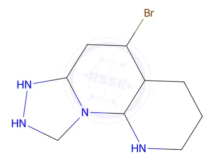 Chemical structure of 5-bromo-[1,2,4]triazolo[4,3-a][1,8]naphthyridine