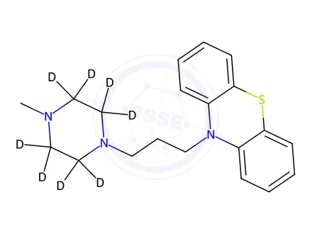 Chemical structure of Perazine-d8 Dihydrochloride Salt