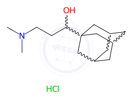 Chemical structure of ADAMANTANOL