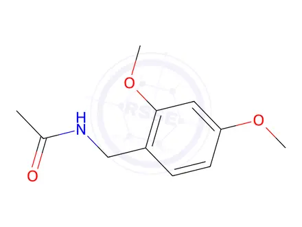 Chemical structure of N-[(2,4-Dimethoxyphenyl)methyl]acetamide
