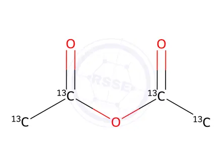 Chemical structure of ACETIC ANHYDRIDE (1,1',2,2'-13C4)