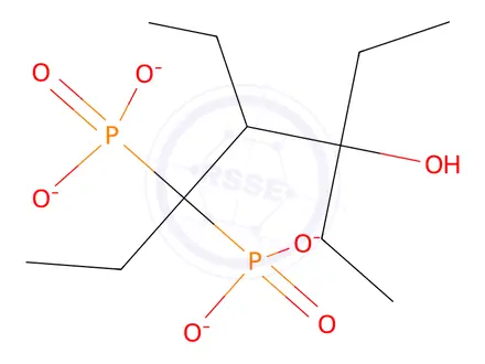 Chemical structure of TETRAETHYL(3-HYDROXYPROPYLIDENE)BISPHOSPHONATE