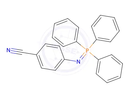 Chemical structure of 4-((Triphenyl-lambda5-phosphanylidene)amino)benzonitrile