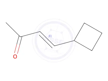 Chemical structure of 3-Buten-2-one, 4-cyclobutyl-, (E)-(9CI)