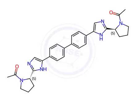 Chemical structure of Daclatasvir EP Impurity G