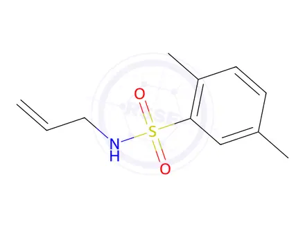 Chemical structure of 2,5-Dimethyl-n-(prop-2-en-1-yl)benzene-1-sulfonamide