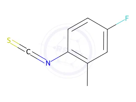 Chemical structure of 4-Fluoro-2-methylphenyl Isothiocyanate