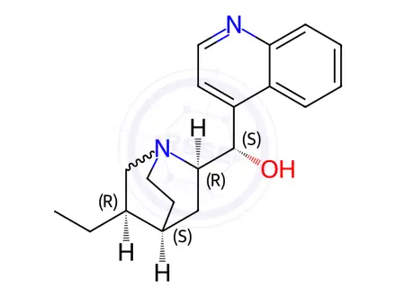 Chemical structure of Hydrocinchonine