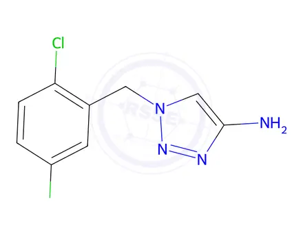 Chemical structure of 1-(2,5-Dichlorobenzyl)-1h-1,2,3-triazol-4-amine