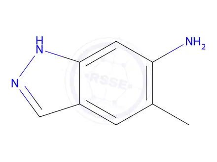 Chemical structure of 5-methyl-1H-indazol-6-amine