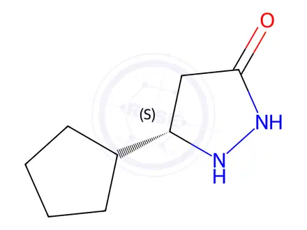 Chemical structure of (5S)-5-Cyclopentyl-3-pyrazolidinone