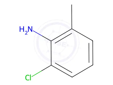 Chemical structure of 2-Chloro-6-methylaniline