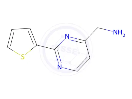 Chemical structure of 1-[2-(Thiophen-2-yl)pyrimidin-4-yl]methanamine