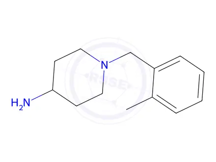Chemical structure of 1-[(2-Methylphenyl)methyl]piperidin-4-amine