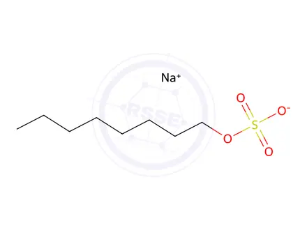 Chemical structure of Sodium n-Octyl Sulfate