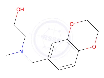 Chemical structure of 2-(((2,3-Dihydrobenzo[b][1,4]dioxin-6-yl)methyl)(methyl)amino)ethanol