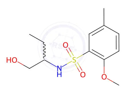 Chemical structure of n-(1-Hydroxybutan-2-yl)-2-methoxy-5-methylbenzenesulfonamide