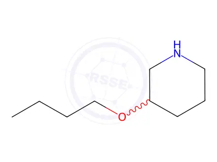 Chemical structure of 3-Butoxypiperidine