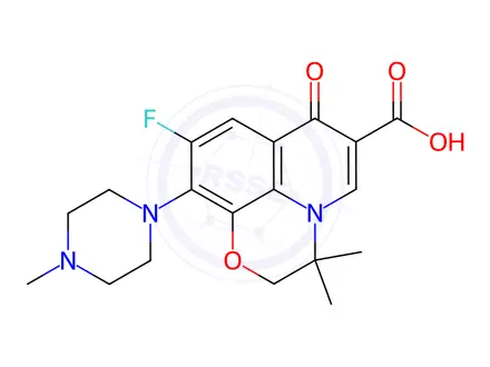 Chemical structure of Levofloxacin Impurity 113