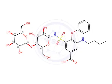 Chemical structure of Bumetanide Impurity 38