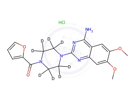 Chemical structure of Prazosin D8 Hydrochloride