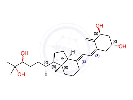 Chemical structure of Calcitetrol
