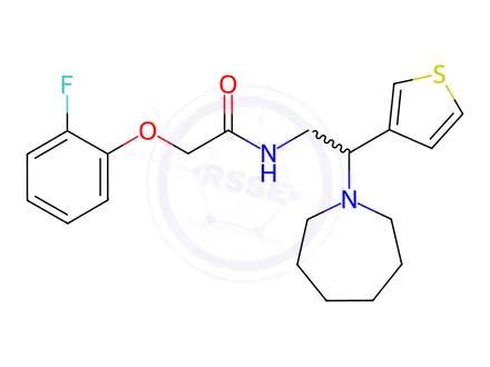 Chemical structure of N-(2-(Azepan-1-yl)-2-(thiophen-3-yl)ethyl)-2-(2-fluorophenoxy)acetamide