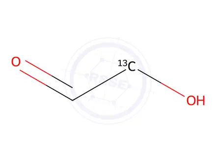 Chemical structure of [2-13C]glycolaldehyde