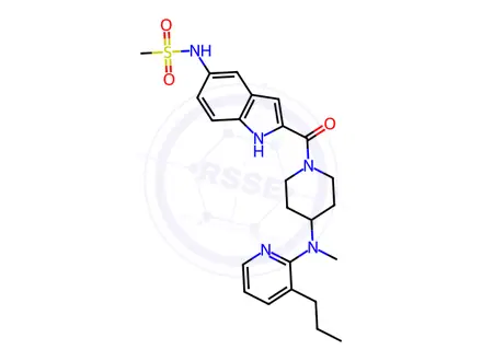 Chemical structure of Delavirdine Impurity 33