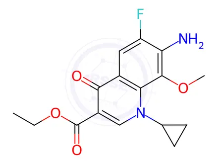 Chemical structure of Moxifloxacin Impurity 44