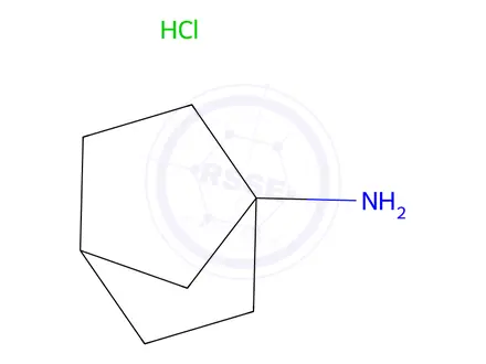 Chemical structure of 1-Aminobicyclo[2.2.1]heptane Hydrochloride