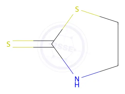 Chemical structure of 2-Mercaptothiazoline