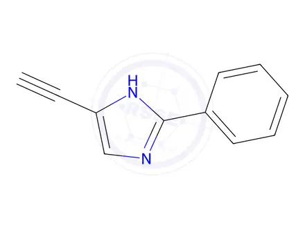 Chemical structure of 4-Ethynyl-2-phenyl-1H-imidazole