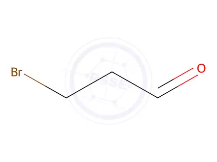 Chemical structure of 3-Bromopropanal