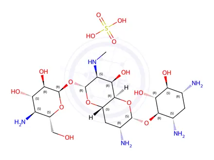 Chemical structure of Apramycin sulfate
