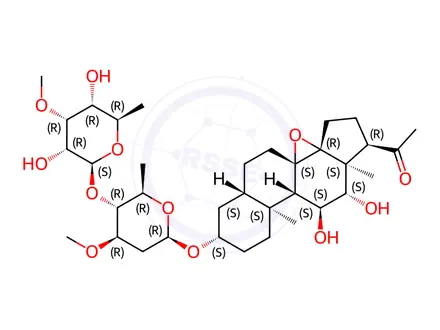 Chemical structure of Tenacissoside F