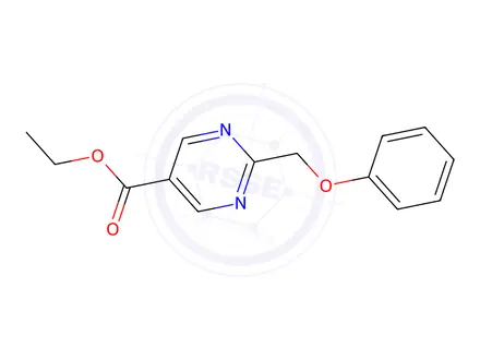 Chemical structure of Ethyl 2-(phenoxymethyl)pyrimidine-5-carboxylate