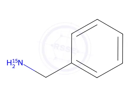Chemical structure of Benzenemethanamine-15N