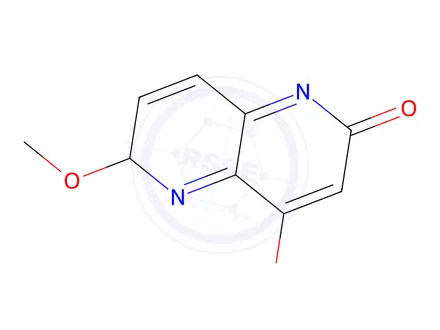 Chemical structure of 4-Hydroxy-6-methoxy-1,5-naphthyridin-2(1H)-one