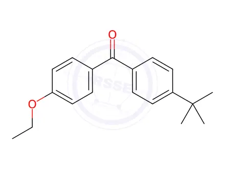 Chemical structure of (4-(Tert-butyl)phenyl)(4-ethoxyphenyl)methanone