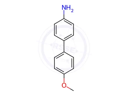 Chemical structure of 4-(4-Methoxyphenyl)aniline