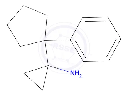 Chemical structure of 1-(1-Phenylcyclopentyl)cyclopropan-1-amine