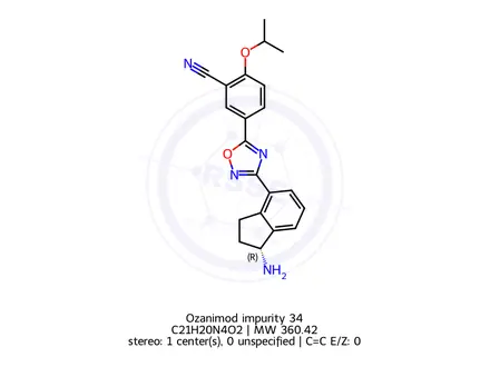 Chemical structure of Ozanimod Impurity 60
