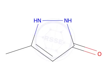Chemical structure of 3-Methyl-5-hydroxypyrazole
