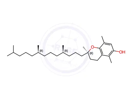 Chemical structure of beta-Tocopherol