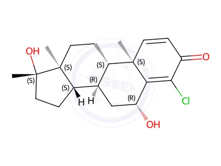 Chemical structure of 6ß-Hydroxy-oral turinabol
