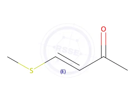 Chemical structure of 3-Buten-2-one, 4-(methylthio)-, (3E)-(9CI)