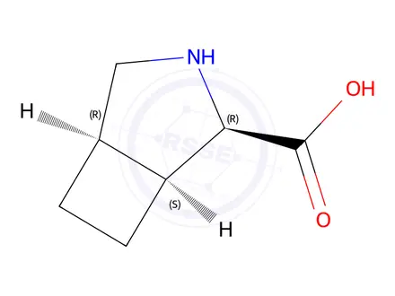 Chemical structure of (1S,2R,5R)-3-azabicyclo[3.2.0]Heptane-2-carboxylic acid