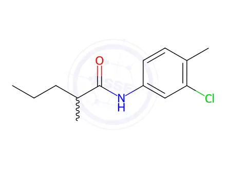 Chemical structure of Pentanochlor